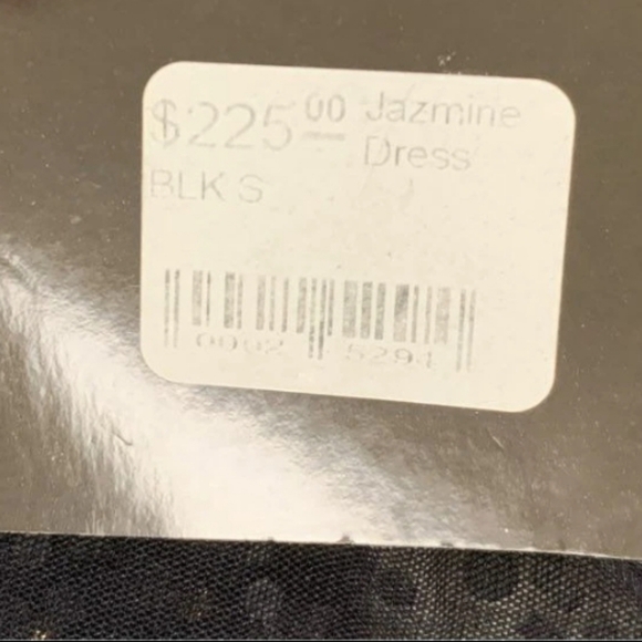 BNWT Monroe Paris Black Halter Dress Jazmine with Beaded Design Small - Picture 9 of 10